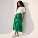 Truworths Green Chiffon Midi Skirt | Sizes 28–40 | Brand New-1