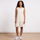 Cream Drop-Waist Pleated Dress | Size XXL | Brand New-2