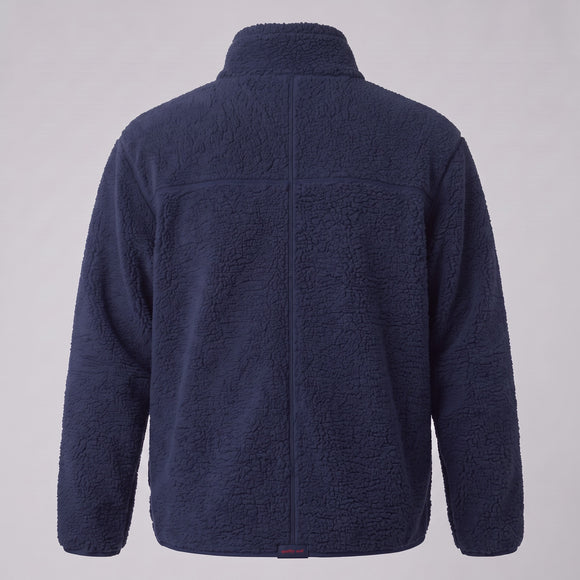 Navy Sherpa Teddy Jacket | Size XXL | Pre-Loved
