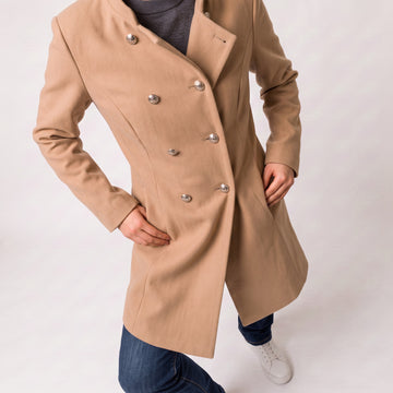 Truworths Mandarin Collar Tailored Coat | Sizes 36–40 | Brand New