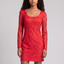Red Lace Cocktail Dress | Size S | Pre-Loved-1