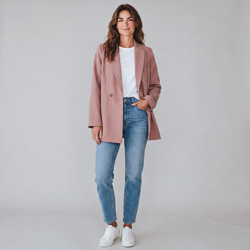 Style Republic Dusty Pink Tailored Blazer | Size 34 | Pre-Loved