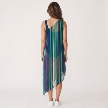Striped Beach Cover-Up | Size XL | Brand New - 0