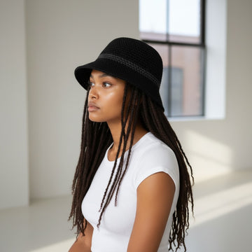 Truworths Black Sun Hat | One Size | Brand New