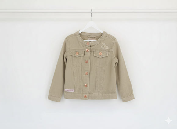 Earthchild beige denim jacket