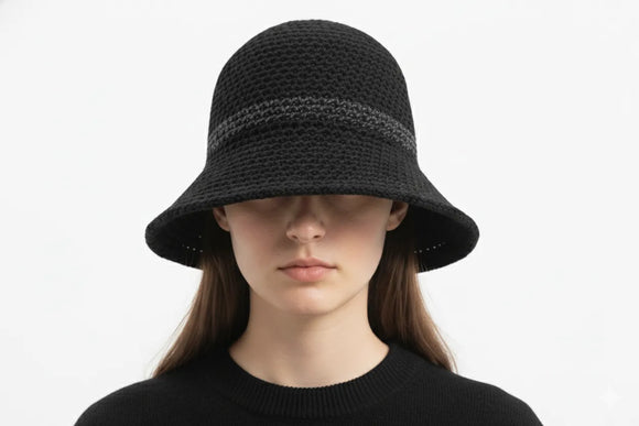 Truworths black sun hats