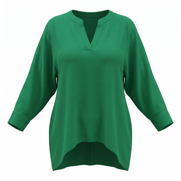Green Viscose Blouse | Sizes 34–46 | Brand New