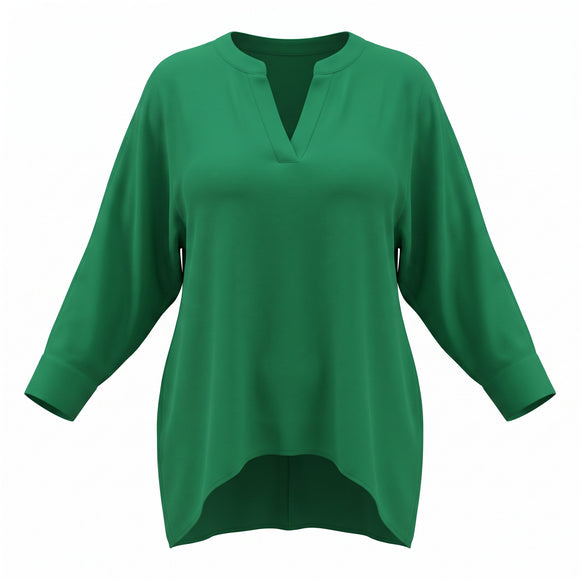 Green Viscose Blouse | Sizes 34–46 | Brand New
