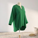 Green Viscose Blouse | Sizes 34–46 | Brand New-2