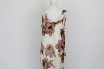 Stone Floral Strappy Maxi Dress – Size XL | Brand new - 0