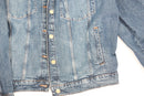 C&A medium blue denim jacket with rose gold buttons - XL-3