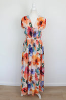 Arlow multicoloured floral print A-line maxi dress-2