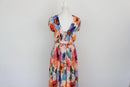 Arlow multicoloured floral print A-line maxi dress-7
