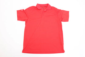 Red golf shirt - L