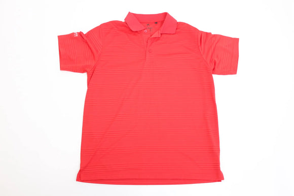 Red golf shirt - L
