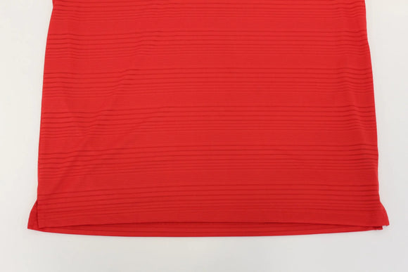 Red golf shirt - L