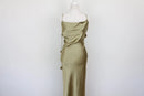 Arlow pale green strap slip-style maxi dress - M-1