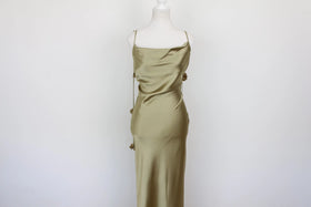 Arlow pale green strap slip-style maxi dress - M