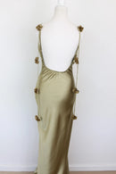 Arlow pale green strap slip-style maxi dress - M-5