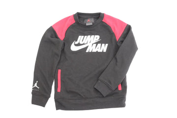 Nike Jordan Air Sweater – Black & Red | Ages 6-7 | Thrift Finds
