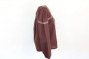 Paramount brown long-sleeved embroided shirt - S-3