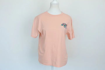 K-Way Pink Floral Print T-Shirt – S