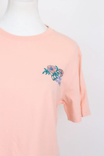 K-Way Pink Floral Print T-Shirt – S - 0