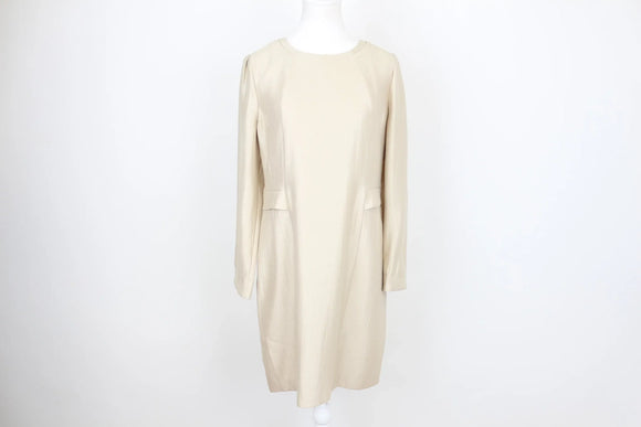 Piere Cardin Paris gold fitted dress - M