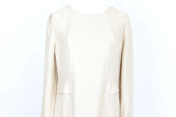 Gold Fitted Dress – Size M | Thrift Finds - 0