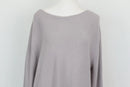 Light grey long-sleeved light-weight jersey with pockets - L-3