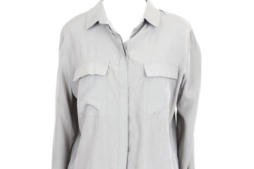Olive Green Long Sleeve Shirt – Size 12 | Thrift Finds - 0