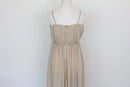 Arlow beige A-line strap maxi dress - M-4