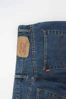 Levi's medium blue straight cut button-up jeans - 40-4