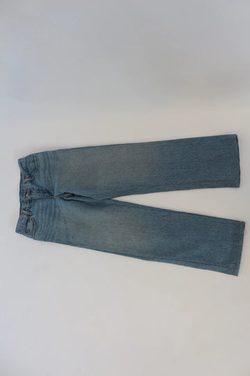Levi's Light Blue Acid Wash Straight-Cut Jeans – W26