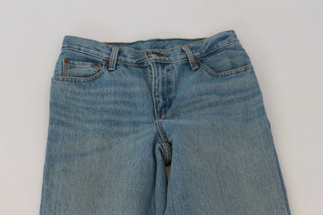 Levi's Light Blue Acid Wash Straight-Cut Jeans – W26 - 0