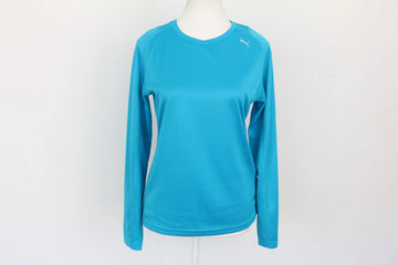 Sky Blue Long-Sleeve Active Top – Size S | Thrift Finds