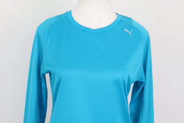 Sky Blue Long-Sleeve Active Top – Size S | Thrift Finds - 0