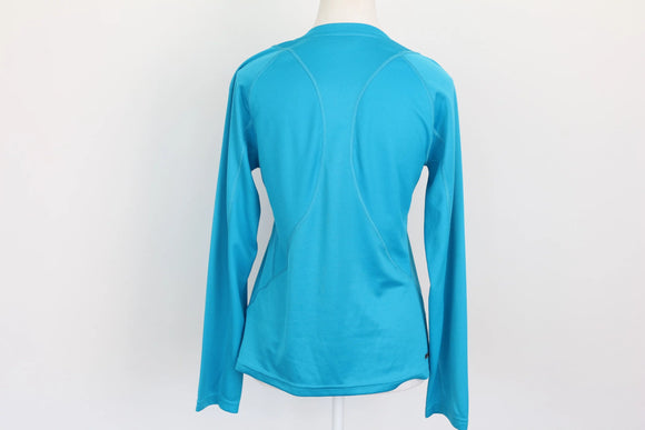 Puma sky blue long-sleeved active top - S