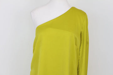 Lime Green Asymmetric Mini Dress – Size L | Brand new - 0