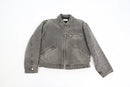 ZARA grey denim jacket with zip pockets - 28-1