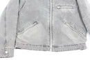 ZARA grey denim jacket with zip pockets - 28-3