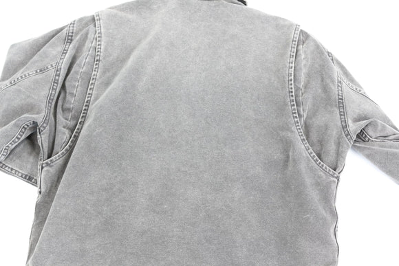 ZARA grey denim jacket with zip pockets - 28