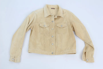 Montego Beige Cotton Jacket – L