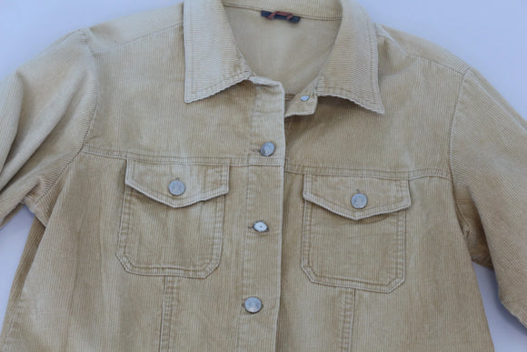 Montego beige cotton jacket - L