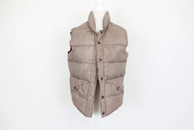 Brown body warmer Goose Down - S
