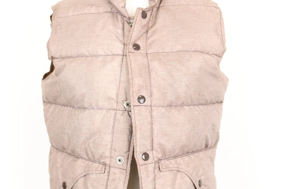 Brown body warmer Goose Down - S