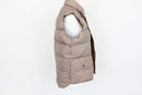 Brown body warmer Goose Down - S-3