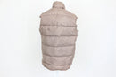 Brown body warmer Goose Down - S-4