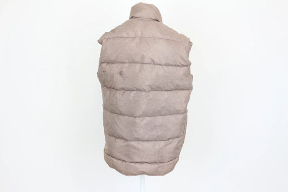 Brown body warmer Goose Down - S