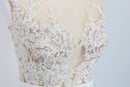 Bride & Co. Soft White Wedding Dress, Including Veil - 2/XS-1